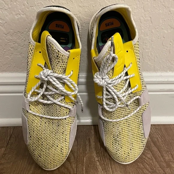 Adidas Originals Tennis Hu V2 Pharrell Solar Pack Yellow (Size Men’s 12 US) - Picture 5 of 7